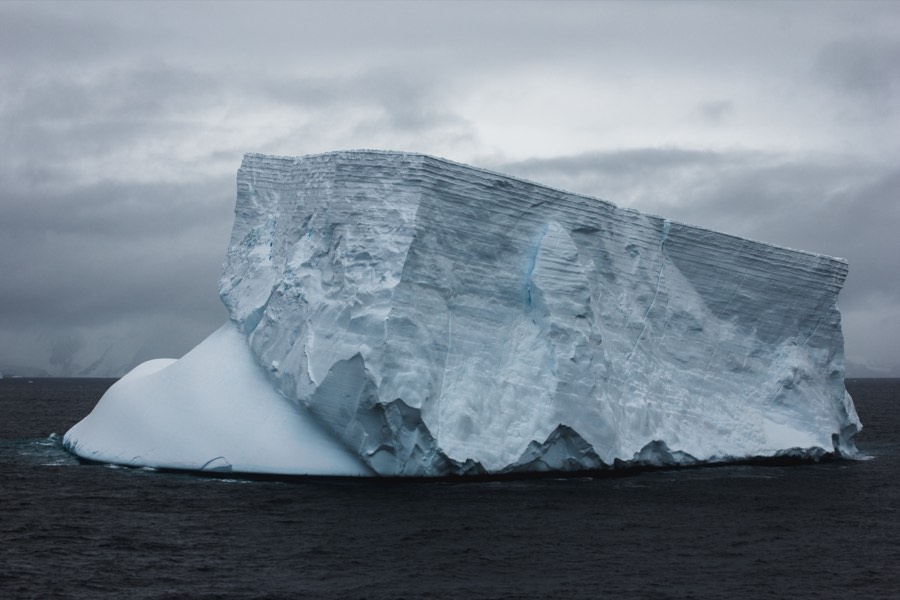 antarctic iceberg monolith