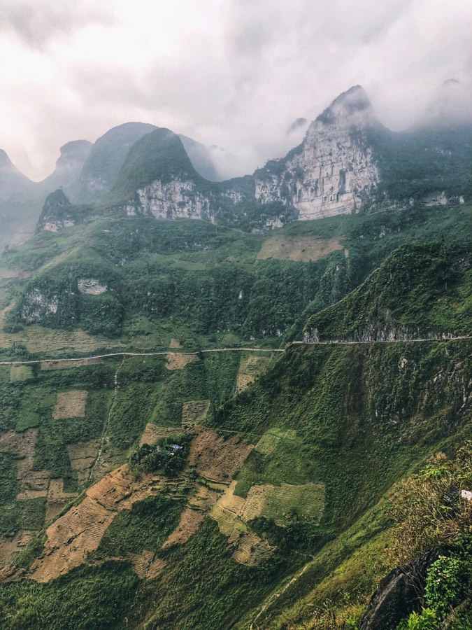 misty mountain road